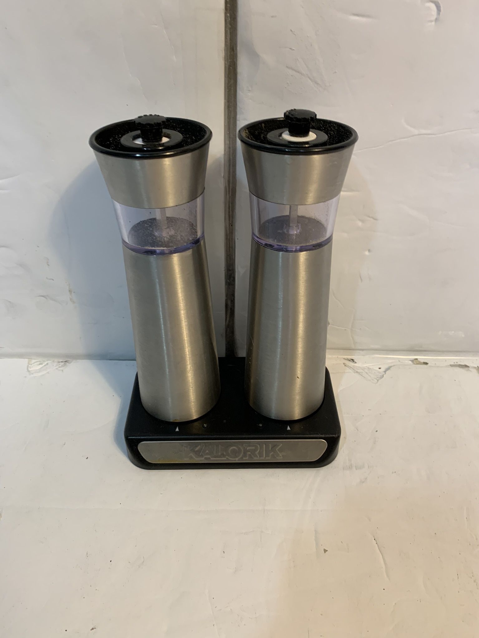 Kalorik Rechargeable Gravity Salt And Pepper Grinder Set - KSD-50T
