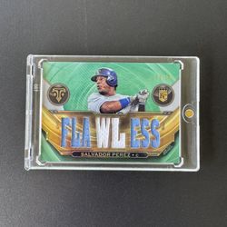 2019 Topps Triple Threads Relics Jersey 18/18 Salvador Perez #TTR-SP2 Royals