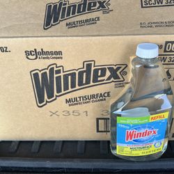 12 Bottles Of Windex Multisurface Disinfectant Cleaner