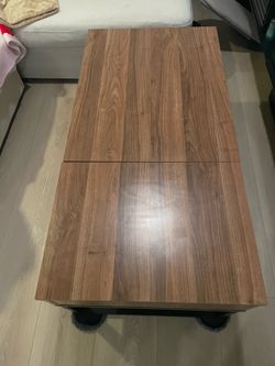 Lift-Top Coffee Table with Hidden Storage - Modern Industrial - Great Condition
