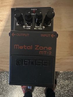 Metal zone pedal