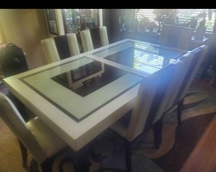DINING TABLE WITH 6-CHAIRS