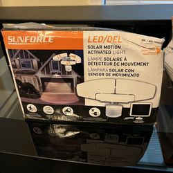 SunForce Solar Motion Security Lights