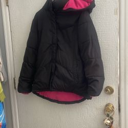 WOMENS JACKET SIZE XL PLUS WITH HOODIE 