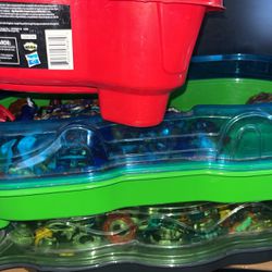 3 Beyblade Stadiums And A Lot Of Beyblades