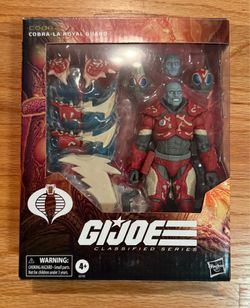 GI Joe Classified Cobra-La Royal Guard Sealed $25