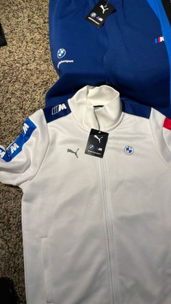BMW M3 White Zip Up Jacket Size Small