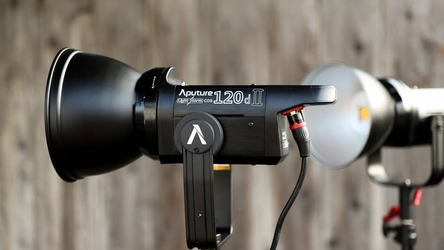 Aputure LS 120D II LED Light Kit with V-Mount Battery Plate For Sale!