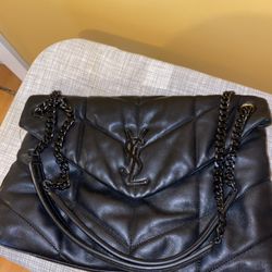 Authentic YSL PUFFER Medium Purse 
