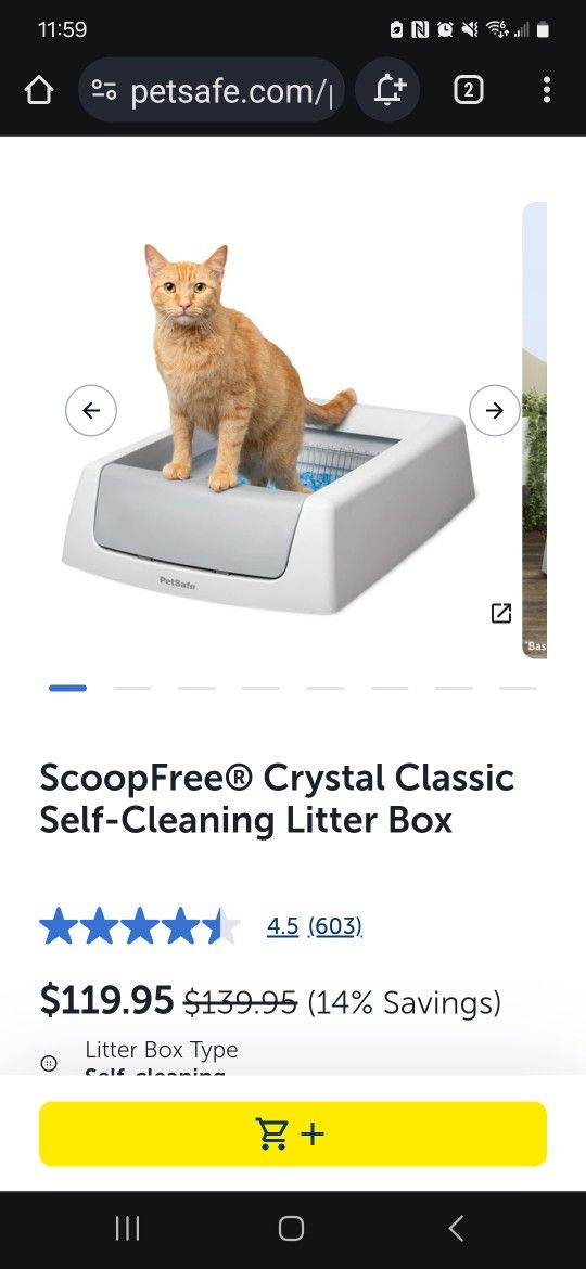 Automatic Self Cleaning Cat Litter Box