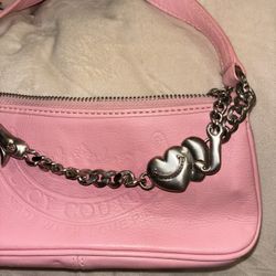 mini Juicy Couture bag- baby pink 