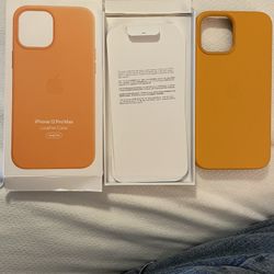 Apple OEM Leather Case For iPhone 12 Pro Max