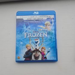 Frozen disney collectors edition blue ray disc