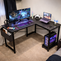 L Shaped Computer Desk for gaming and work