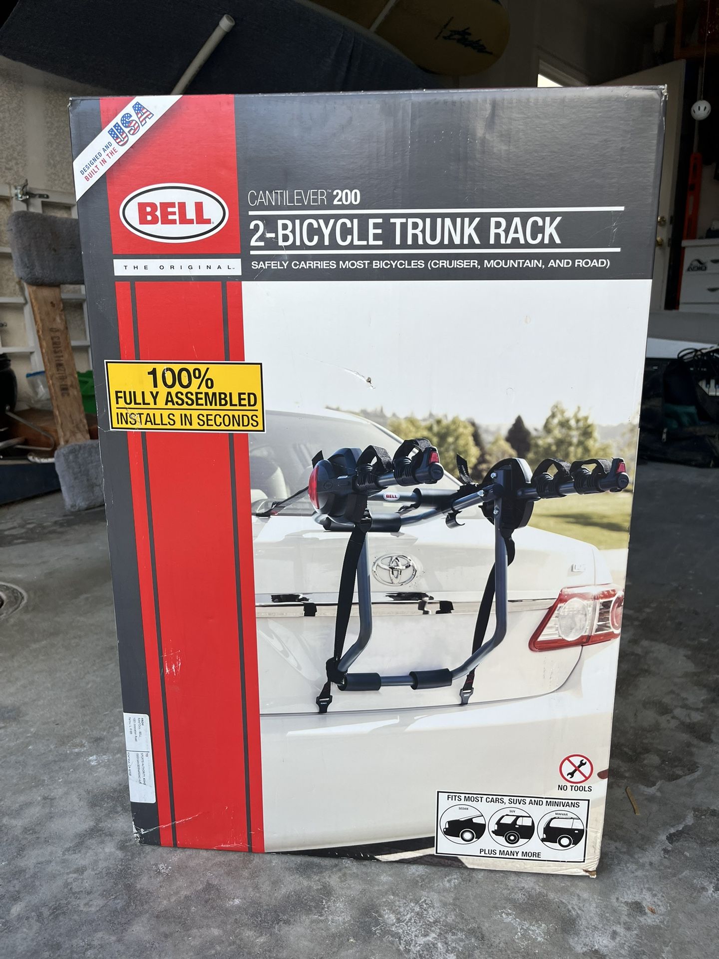 2 Bike Trunk Rack