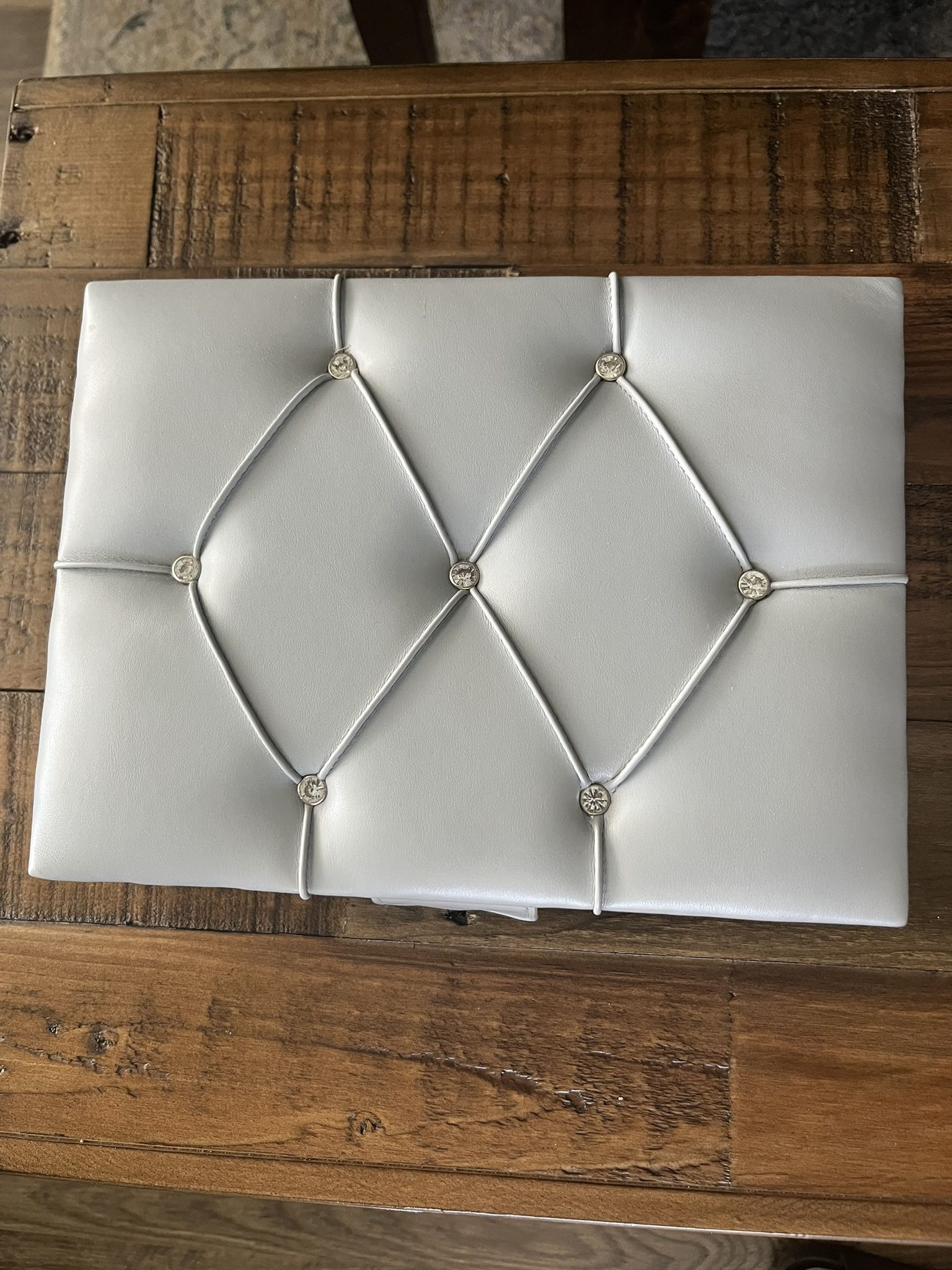 Jewelry Box Tuscan Design Gray