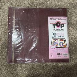 Scrapbook, top loading, 12x12, 20 pages (2 available)