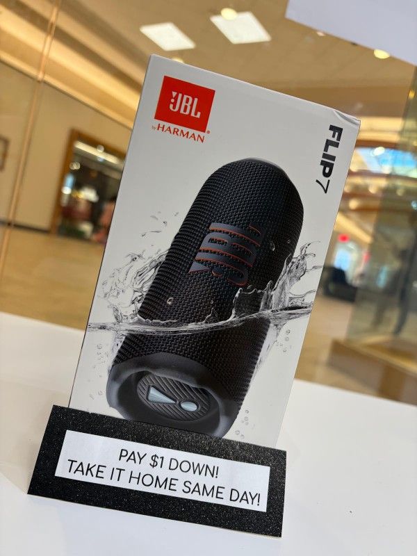 JBL Flip 7 Bluetooth Speaker New - Pay $5 today and the rest later!!