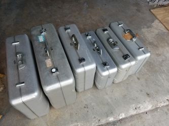 Vintage Halliburton alumn equipment cases