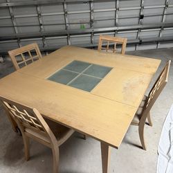 Dinning Room Table and 4 chairs