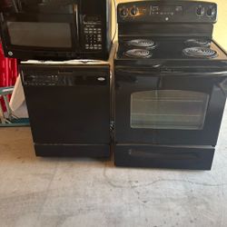 Stove, Dishwasher And Microwave