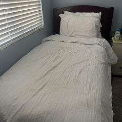 Twin Bed Includes mattress and box spring!!!
