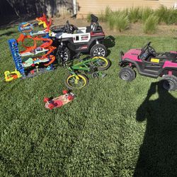 Power Wheels, Kids Bike, Hot Wheels Track, Skateboard