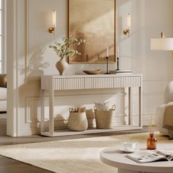 60.7”Cas Modern Console Table with 3 Drawers
