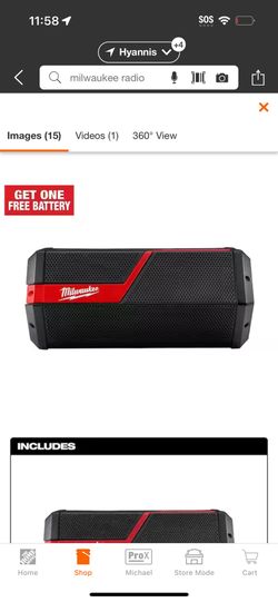 Milwaukee Bluetooth Job site Radio 