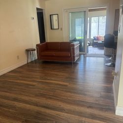 Burnt Orange Leather Couch