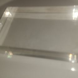 Clear Acrylic Slabs  5" x 3.25" x 1"