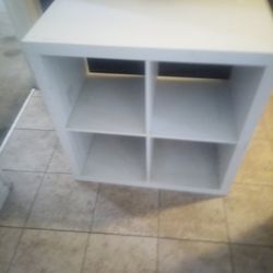 Dresser with cubbies