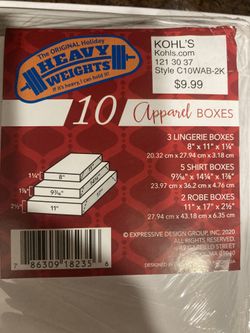 Apparel Boxes 11 count