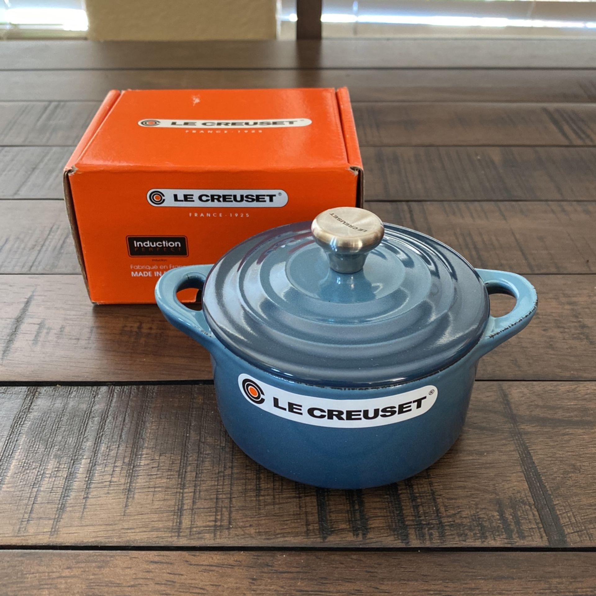 Le Creuset Mini Cast Iron Cocotte - Marine Blue