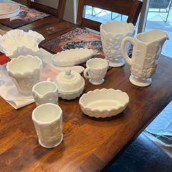 Vintage Milk Glass 