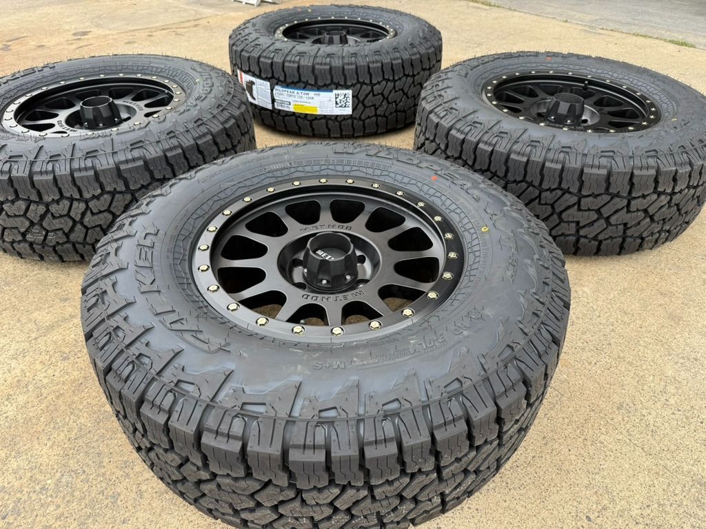 NEW 18" Method MR305 Wheels NV Falken AT4W HD LT295/70R18 100% 6x5.5 Chevy GMC Toyota Ram