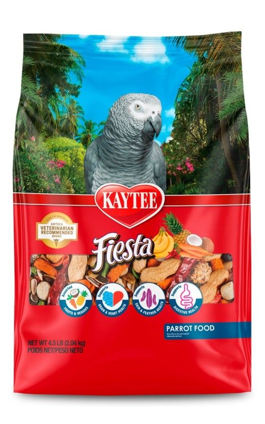 Kaytee Fiesta Variety Mix Parrot Bird Food 4.5lbs 