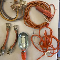 Rodger Heavy Duty Extension Cord Job Site Adapters And Light Kits