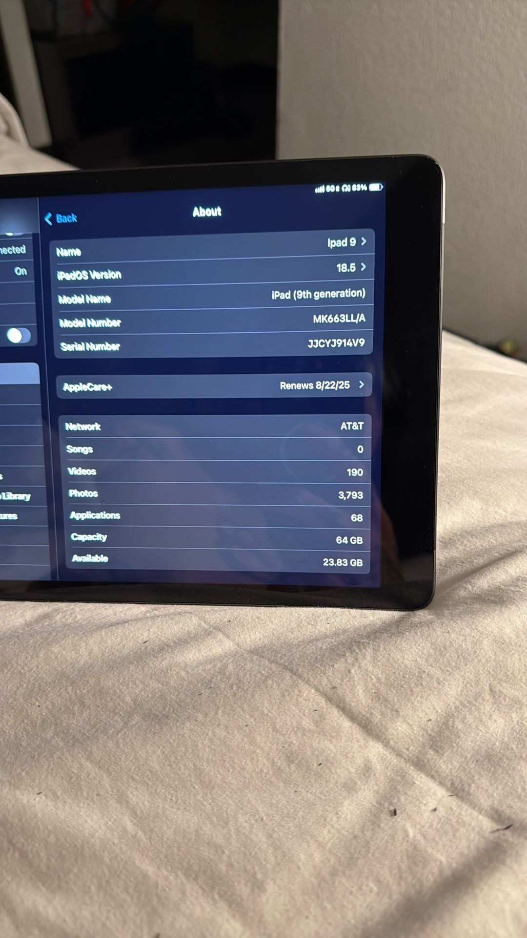 iPad Att 9th