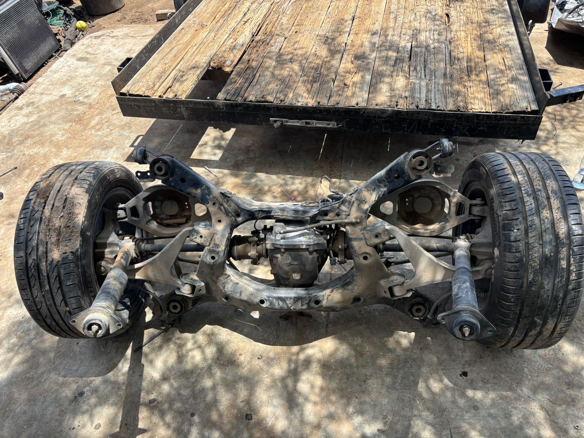 2007 2013 Infiniti G37 Rear Crossmemeber Complete