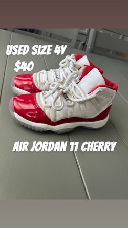 Air Jordan 11 retro Cherry Red USED 4Y