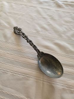 Godinger silver-plated serving spoon