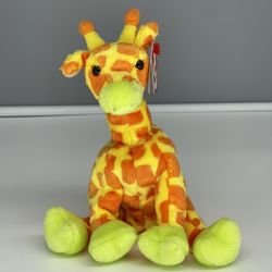 Ty Beanie Baby Giraffe Giraffiti Born August 31 2003 with Paper Tag