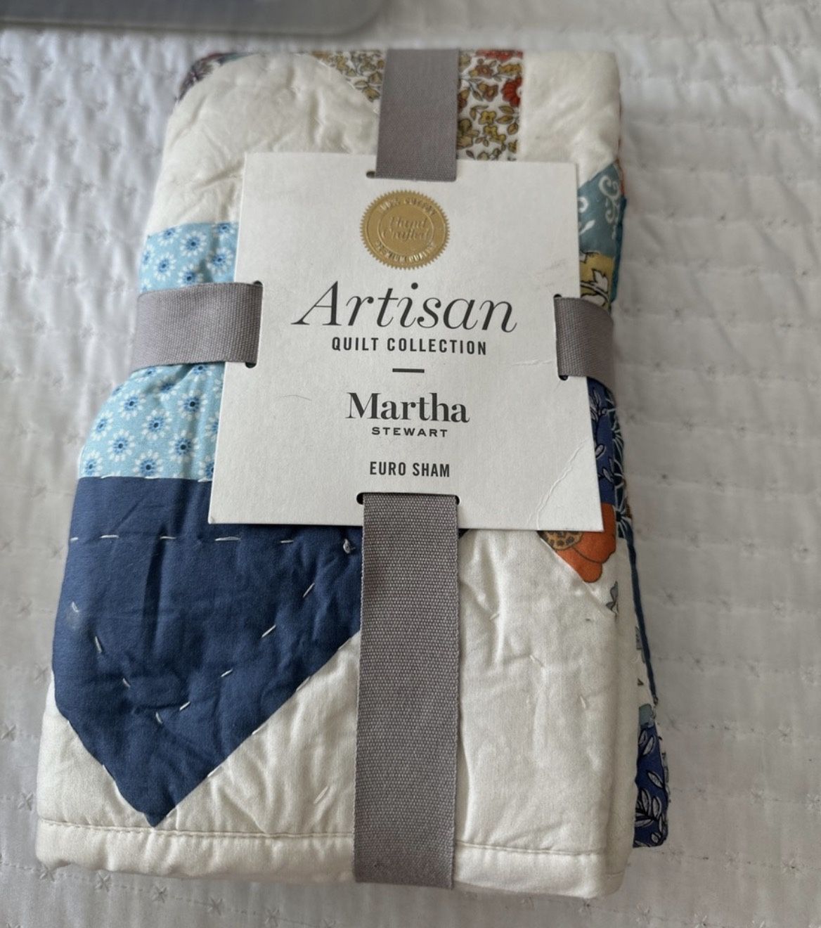 Martha Stewart Artisan Quilt Collection Euro Pillow-sham Multi Starburst