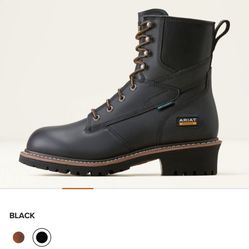 Logger Shock Shield Waterproof Work Boot (Men=5, Women=6.5)