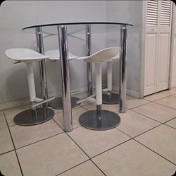 Table and 4 chairs