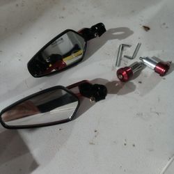 Motorcycle/Scooter Handlebar Side Mirrors 