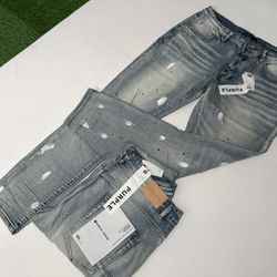 Purple jeans (Paint Splatter )