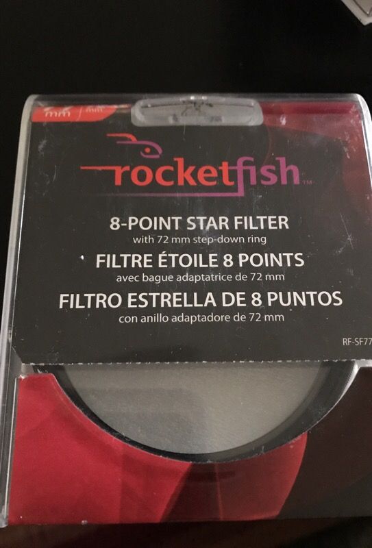 Lens filter 8 point star (Rocketfish)