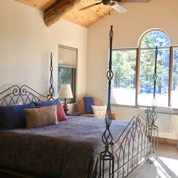 Bed Head Board, Foot Board and Frame - Wrought Iron